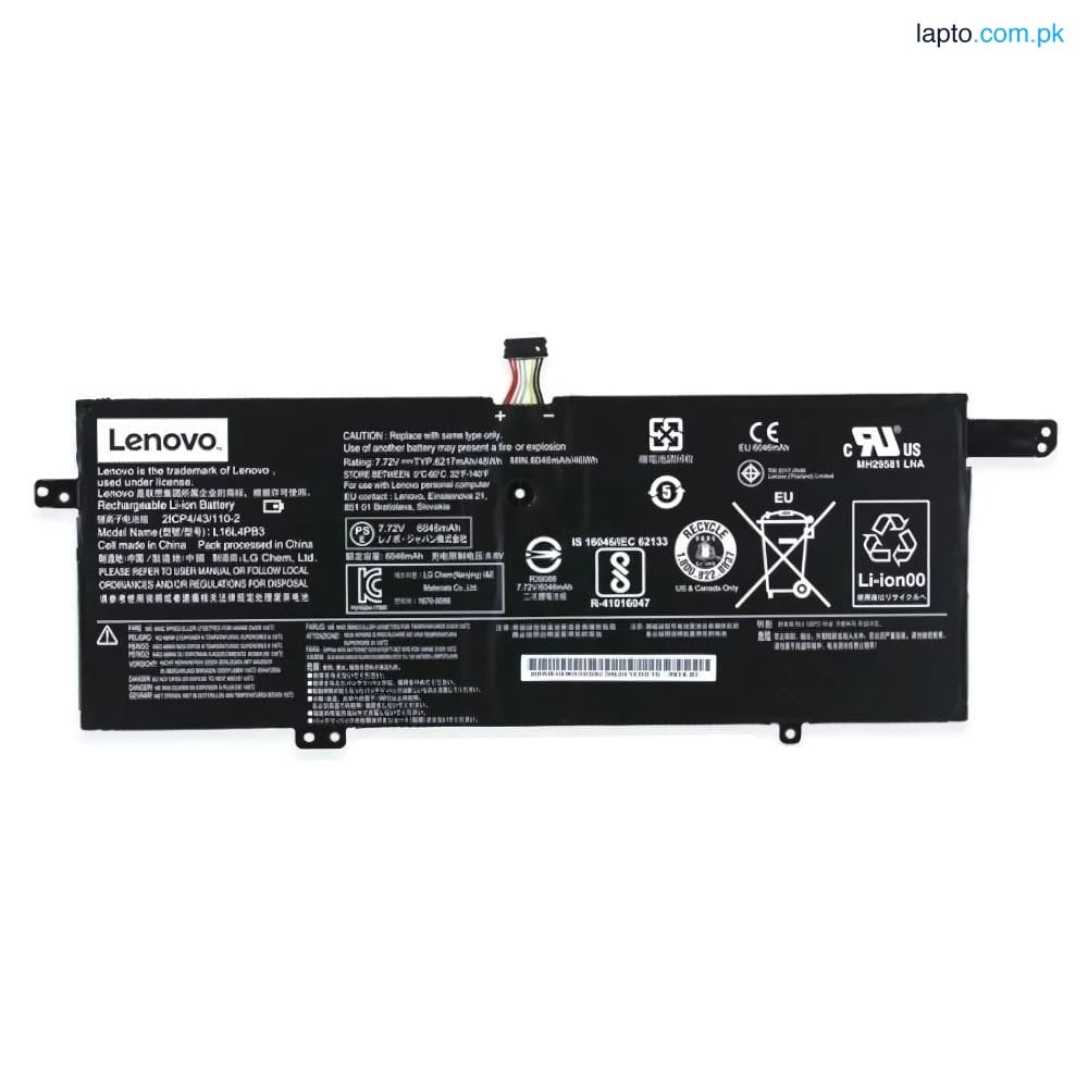 Lenovo IdeaPad 720S-13 L16C4PB3 L16L4PB3 L16M4PB3 100% Original Laptop Battery