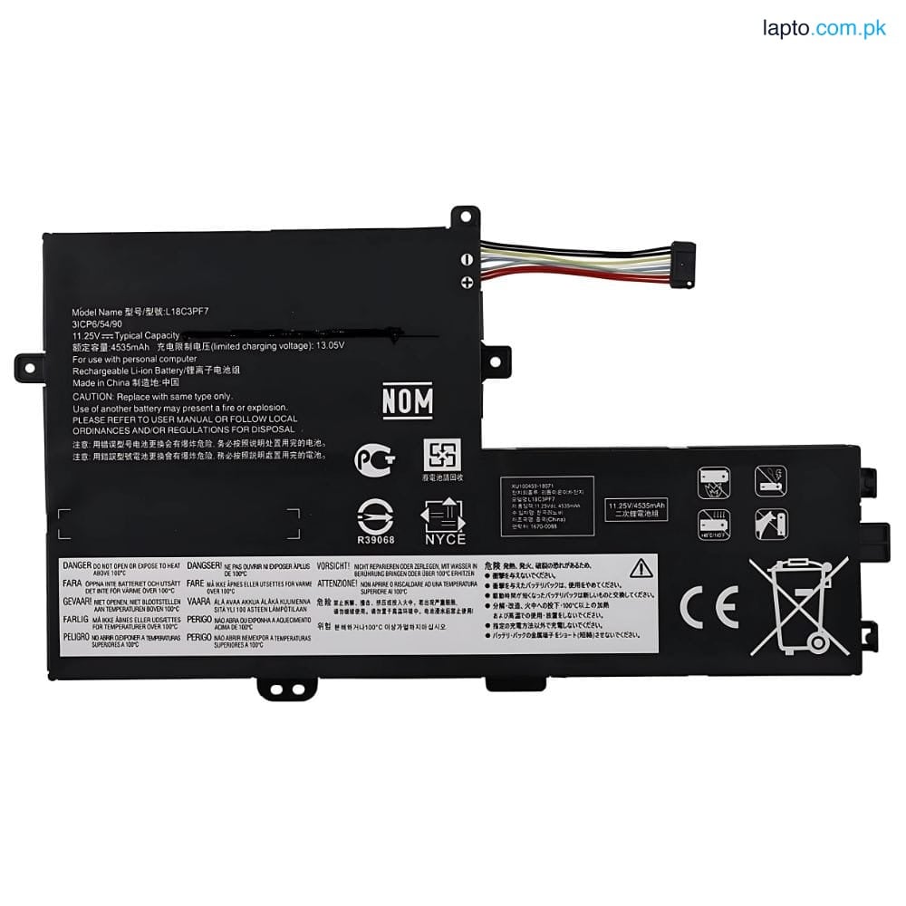 Lenovo IdeaPad C340-15IIL S340-14API S340-15API S340-15IIL S340-15IWL L18C3PF7 L18M3PF7 100% Original Laptop Battery