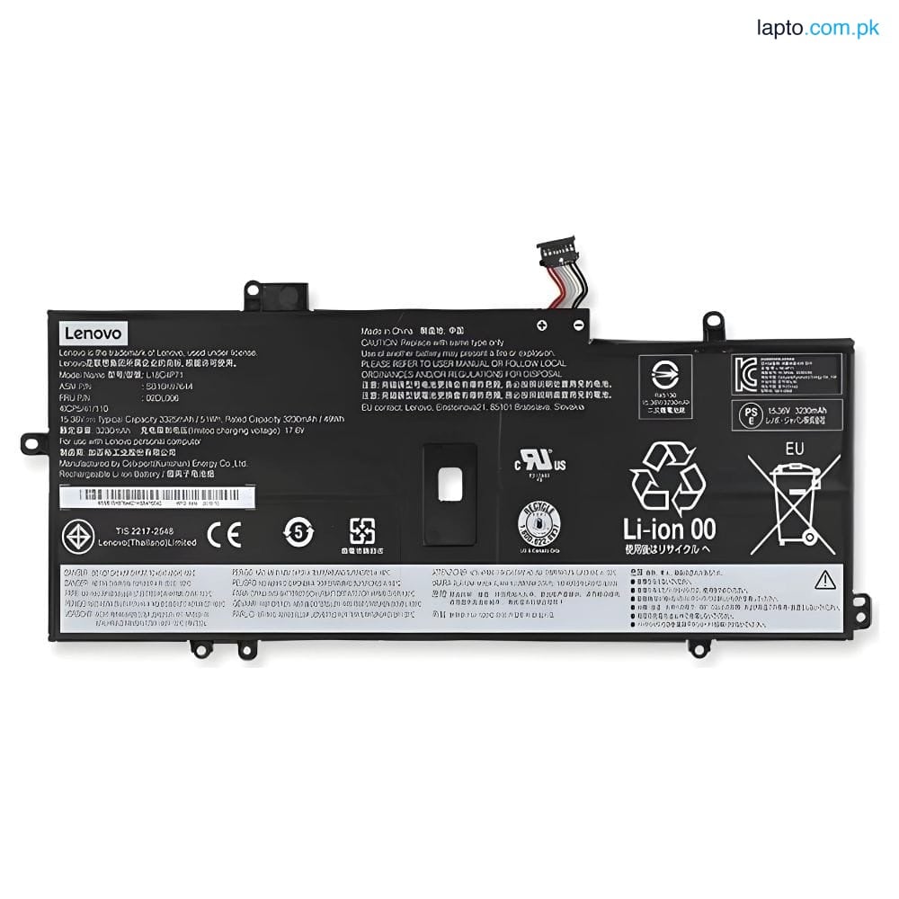 Lenovo ThinkPad X1 Carbon 7th Generation SB10K97642 L18C4P71 51Wh 100% Original Laptop Battery