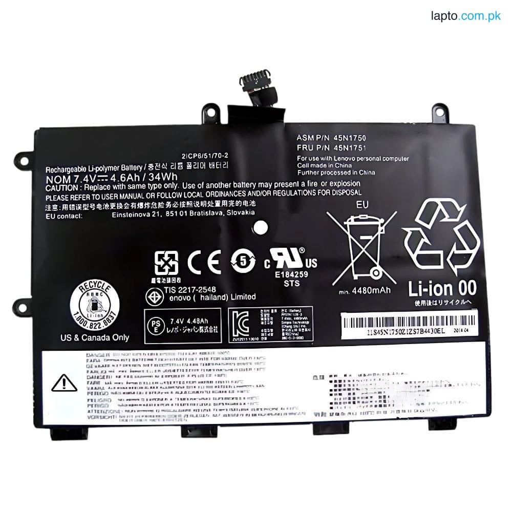 Lenovo Yoga 11E 45N1751 45N1750 100% Original Laptop Battery