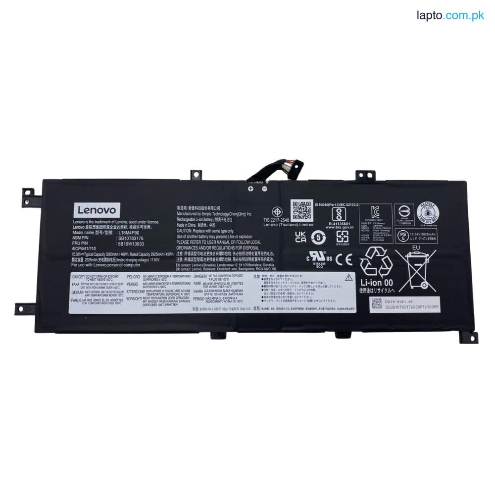 Lenovo ThinkPad L13 Yoga 1st Gen 2nd Gen 20R5 20R6 L18M4P90 L18D4P90 L18C4P90 SB10T83177 SB10T83119 SB10T83120 02DL031 100% Original Laptop Battery