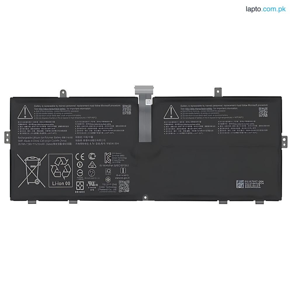 Microsoft Surface Laptop Go 2 1943 39.7Wh 100% Original Tablet Battery