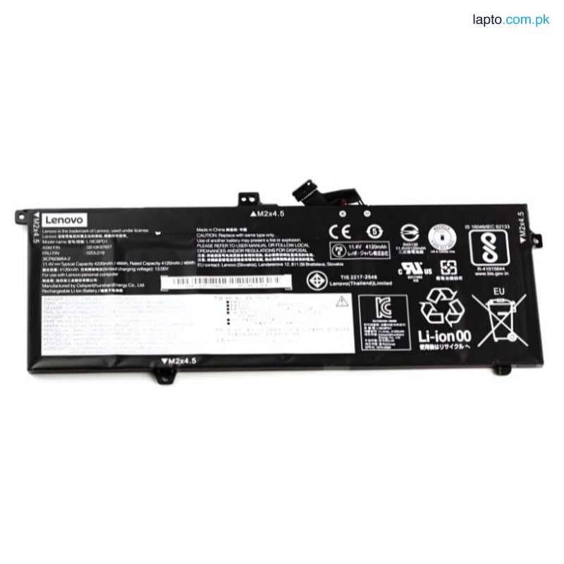 Lenovo ThinkPad X13 1st Gen 2020 X390 X395 X390 L18M6PD1 02DL018 48Wh 100% Original Laptop Battery