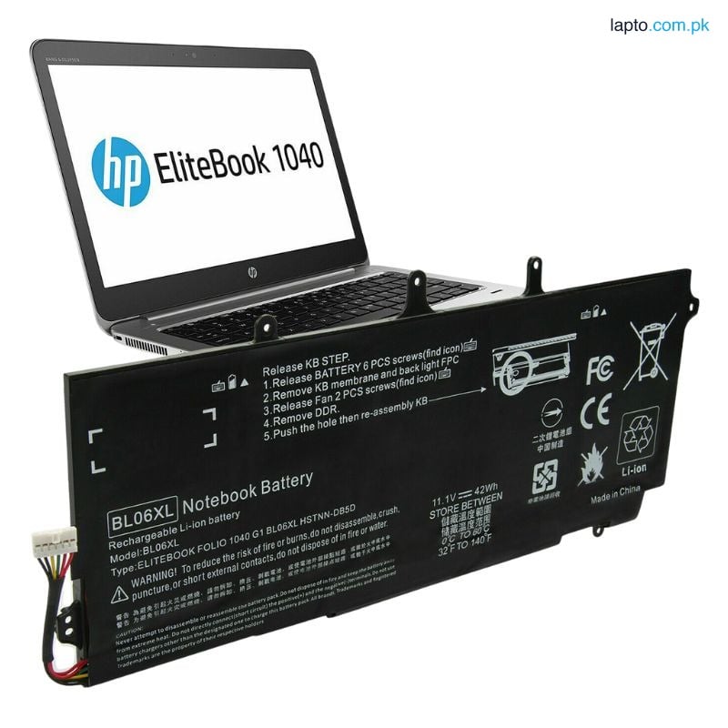 HP EliteBook Folio 1040 G1 1040 G2 BL06XL 100% Original Laptop Battery