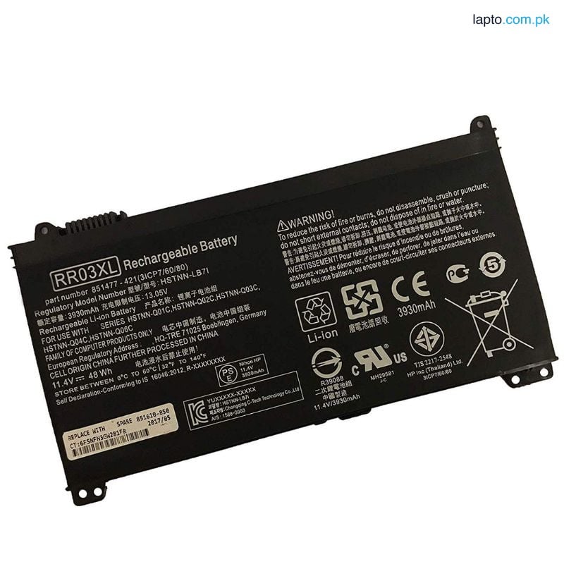 HP ProBook 430 G4 440 G4 450 G4 470 G5 450 G5 440 G5 RR03XL 851477-831 100% Original Laptop Battery