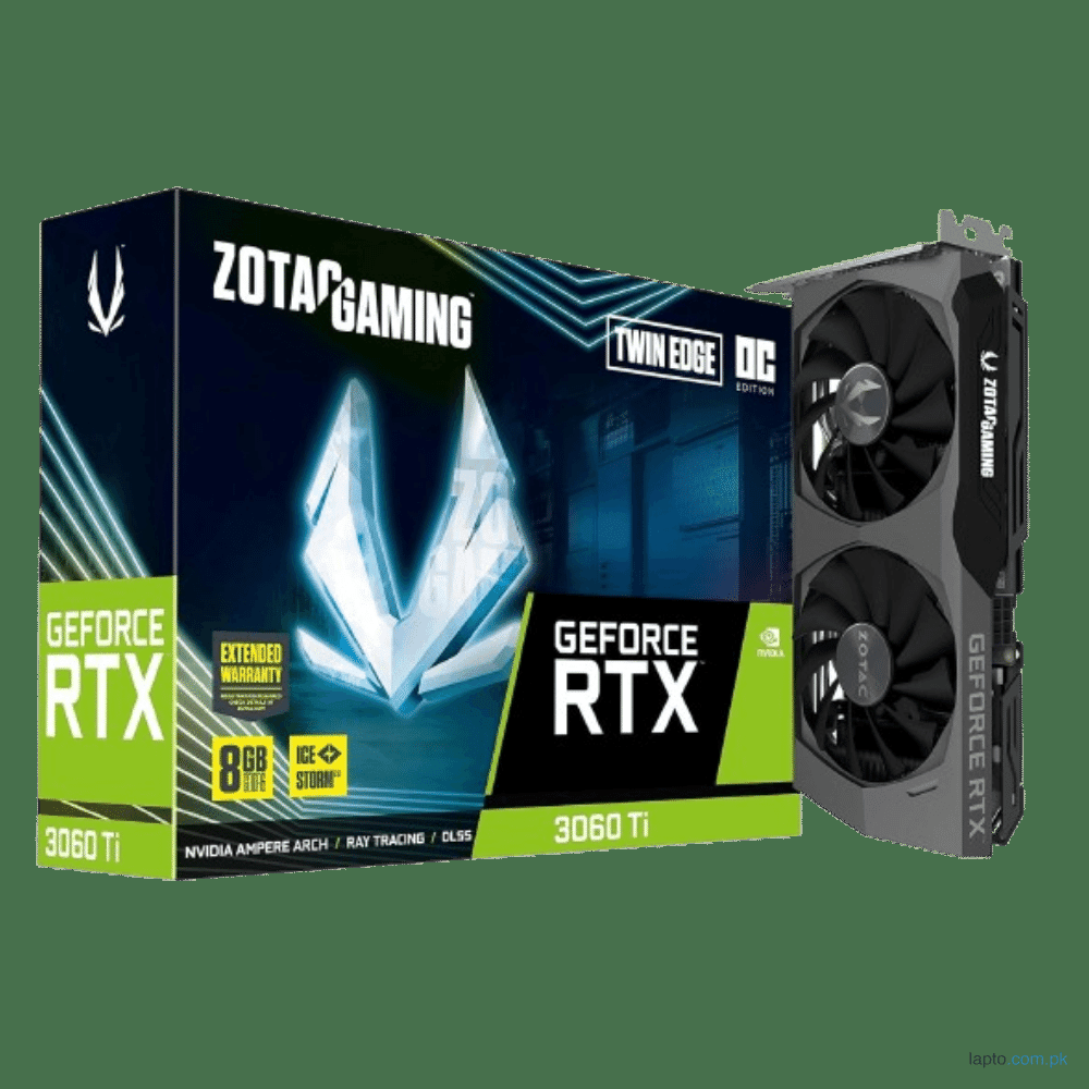 ZOTAC RTX 3060 Ti, Twin Edge OC Graphics Card Used