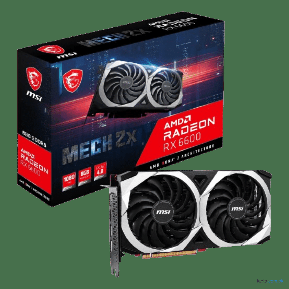 MSI AMD RX 6600 MECH 2X – 8GB Graphics Card (Used)