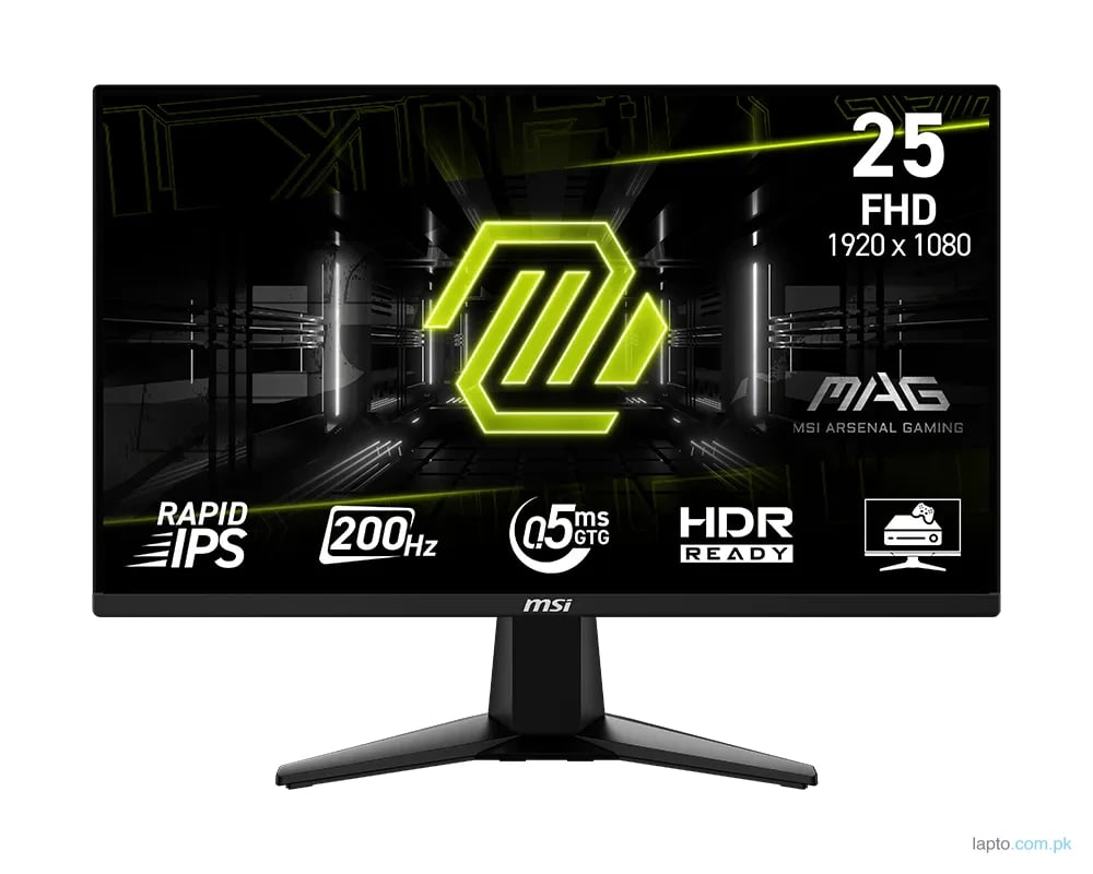 MSI MAG 255F E20 – 200Hz FHD Rapid IPS 24.5″ Gaming Monitor