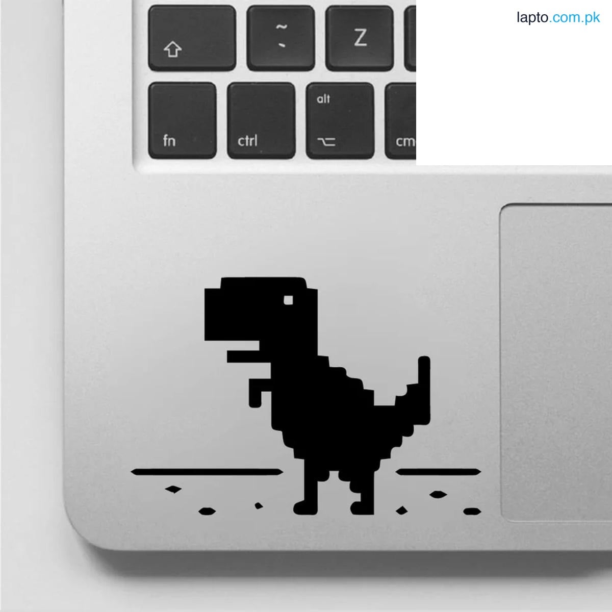 Google Chrome Dinosaur Game Design Laptop Sticker Decal New Design, Car Stickers, Wall Stickers High Quality Vinyl Stickers by Sticker Studio