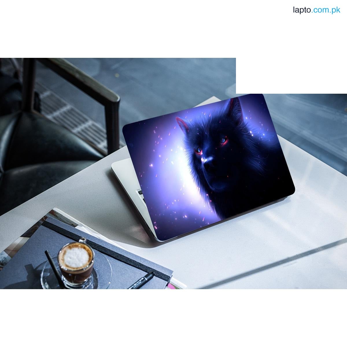 blue wolf laptop back vinyl skin sticker 12 13 14 15 15.6 inch for all laptop skin sticker