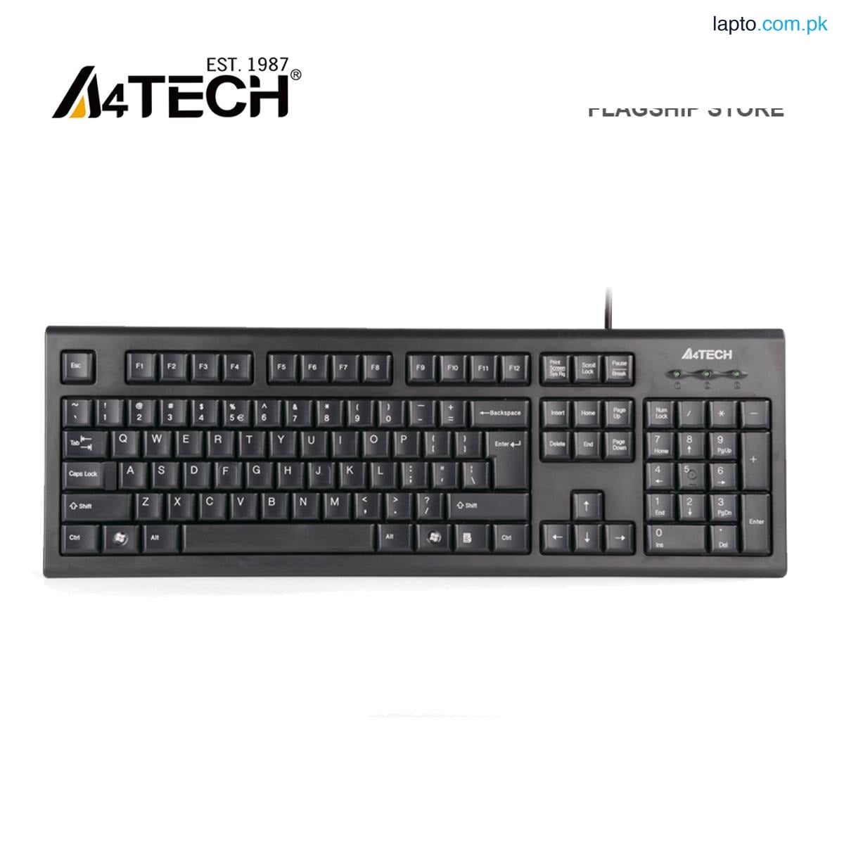 A4Tech KR-85 Keyboard - Comfort Keys- FN Keyboard - USB - For PC/Laptop