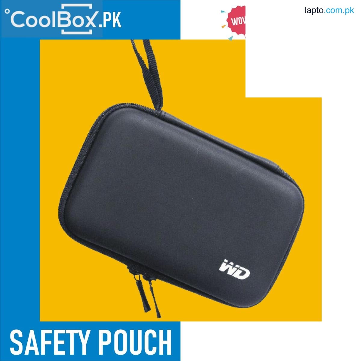 Hard Disc Case - Hard Box for 2.5 Hard Drive USB Cable External Storage Carrying SSD HDD Case - Hard Disc Pouch - Power Bank Case