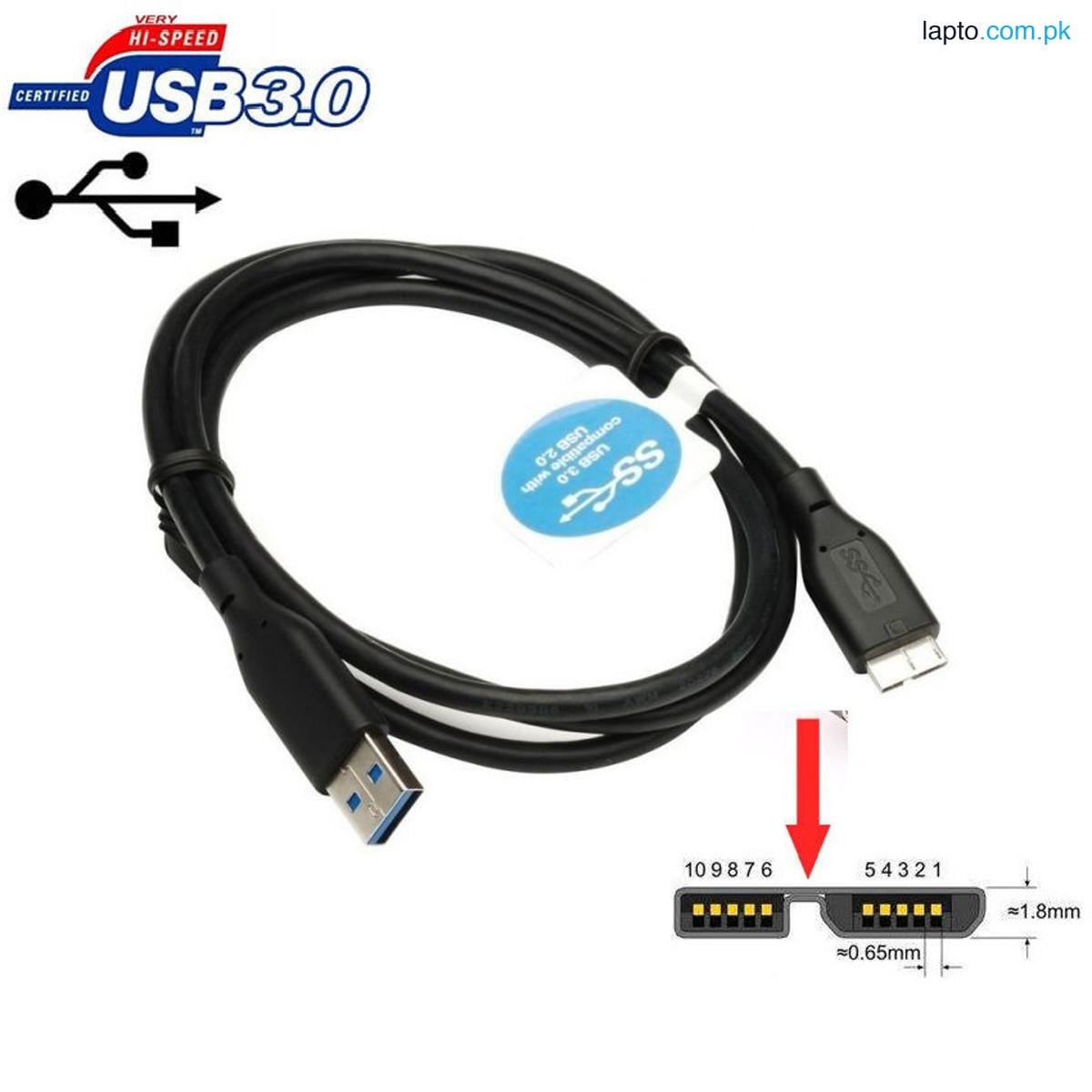WD Hard Disk Usb 3.0 Branded cable