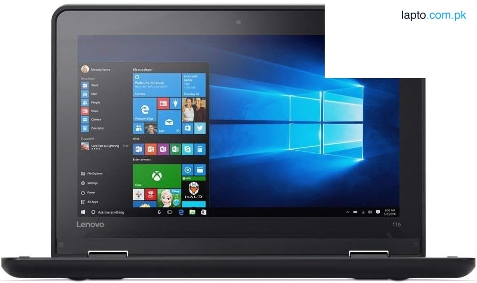 "Lenovo ThinkPad Yoga 11e 11.6" Touchscreen Laptop - Intel Quad-Core, 128GB SSD, 4GB RAM, HD Webcam, HDMI, Bluetooth, Windows 10 Pro" Daraz Like New