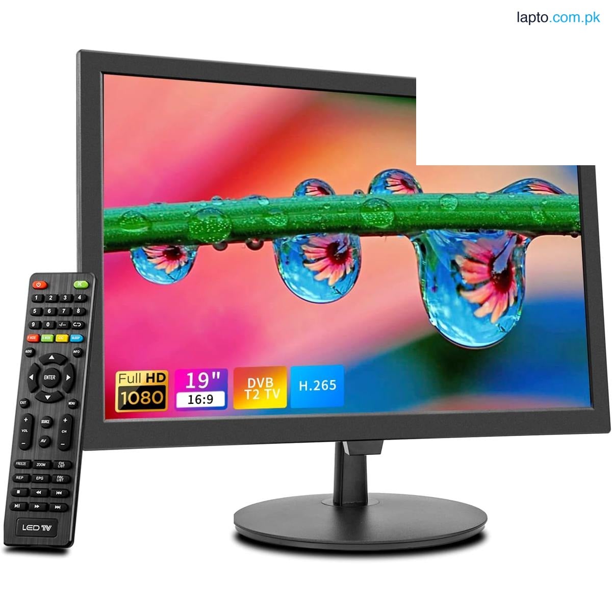 19 inch LED TV Monitor with Digital T2 Tuner Built HDMI,USB,RCA,VGA inputs