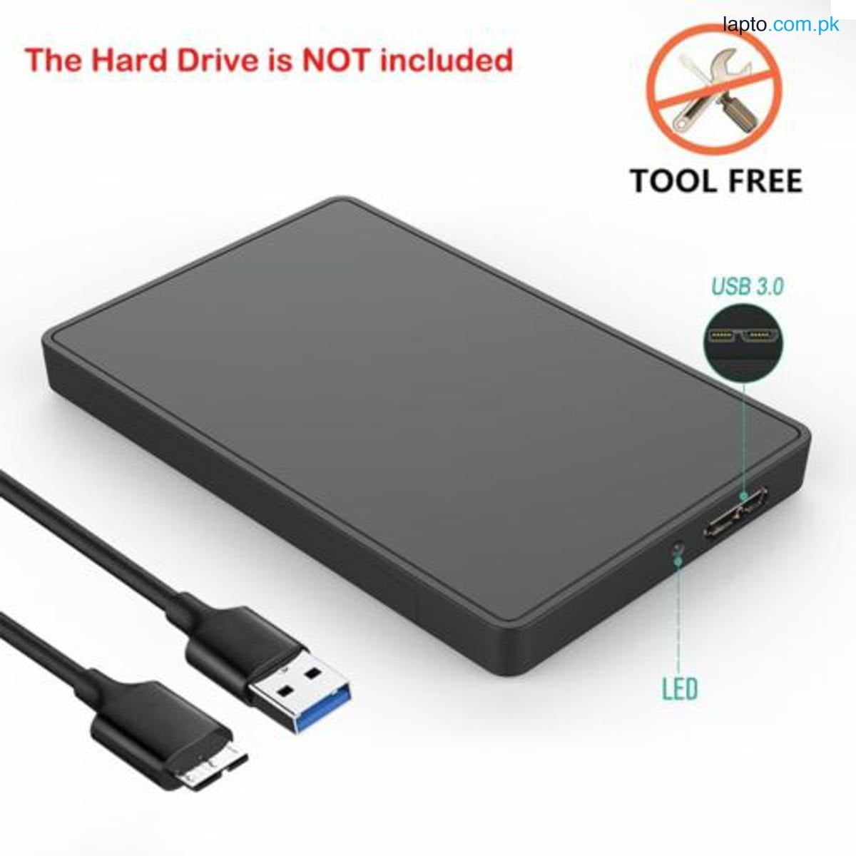 Purely 3.0 Sata Hard Disk Drive Box ABS Enclosure for 2.5" HDD Hard SSD For Laptop Drive to Portable USB