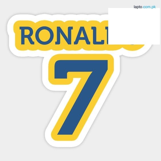 CR7 Ronaldo Sticker for Laptop and Sticker for Mobile