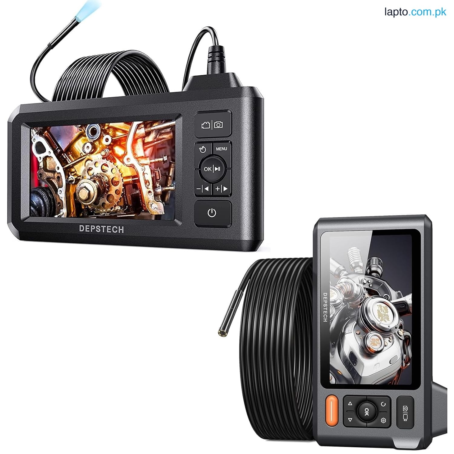 Endoscope DEPSTECH DS300 (CAMERA SMALL LED'S NOT WORKING) 5.5mm 1080P Digital Borescope, 4.3”Screen Industrial Inspection Camera, Cool Gadget for Men, with 16.5ft Snake Cable