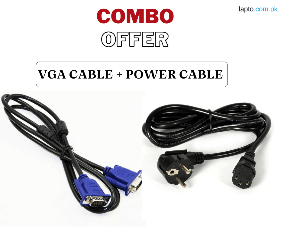 COMBO OFFER | VGA CABLE + POWER CABLE