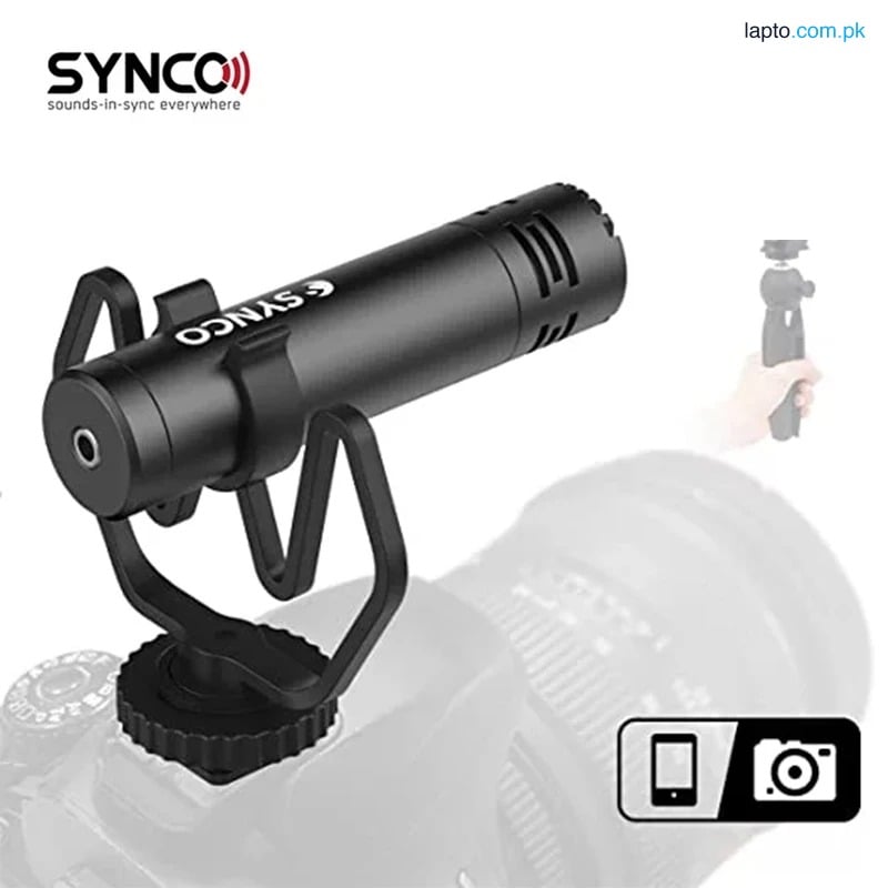 SYNCO Mic M1: Premium Shotgun Microphone for Crystal Clear Audio - Ideal for DSLR, Smartphone, and Camcorders
