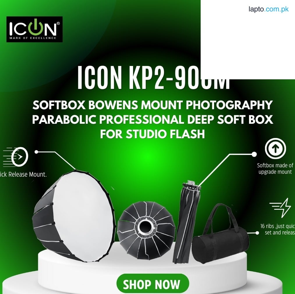 Icon KP2-90CM Softbox Bowens Mount Photography Parabolic Professional Deep Mouth Soft Box For Studio Flash