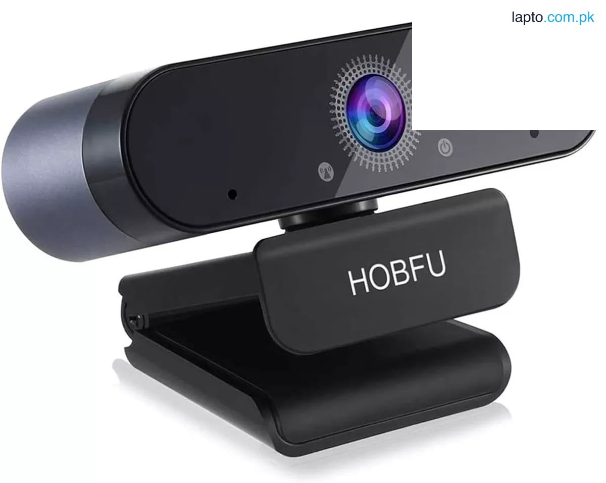 HOBFU 1080P Webcam with Microphone, Plug and Play USB 2.0 Desktop Laptop Computer Web Camera with Auto Light Correction, for Video Streaming, Conference, Game,Study