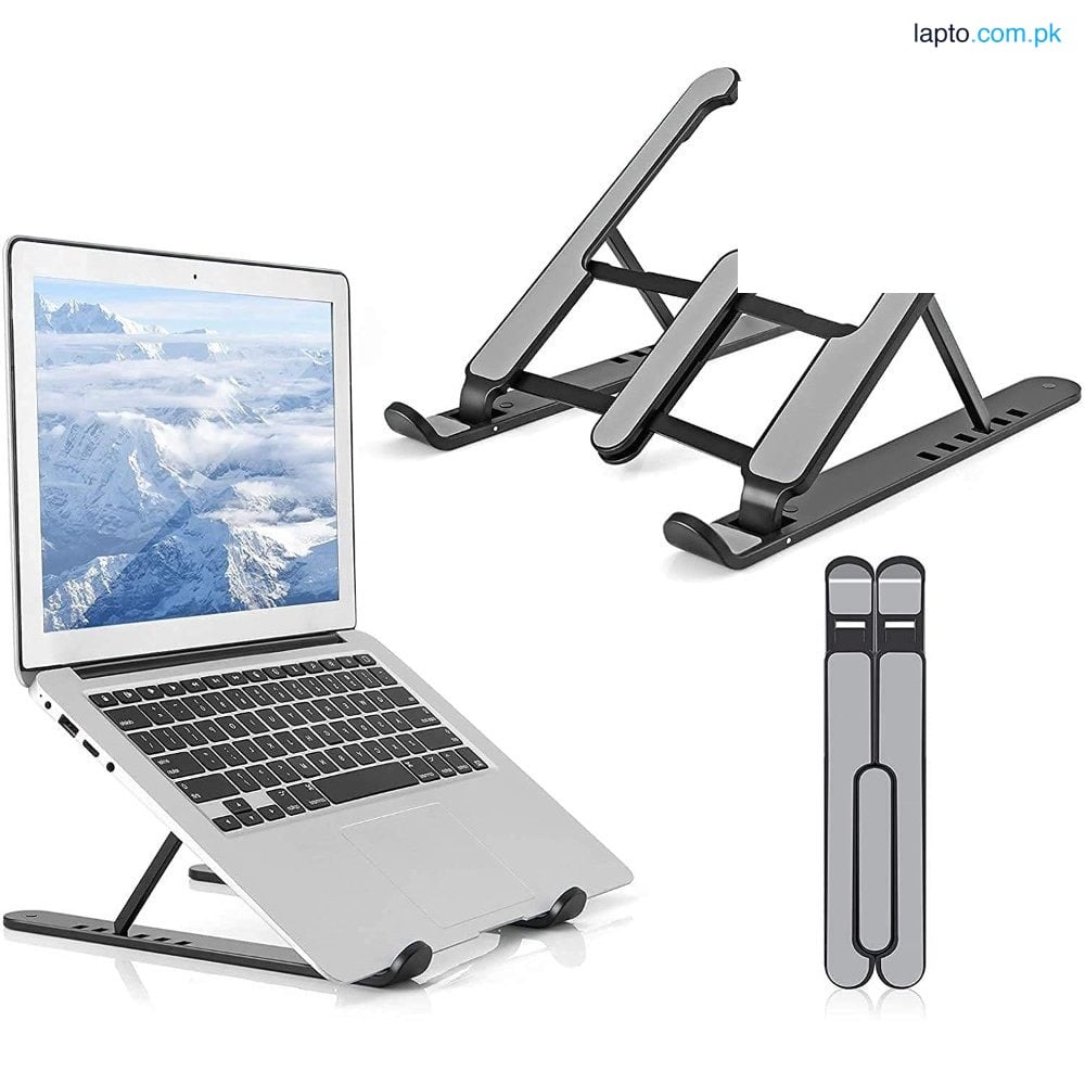 Laptop Stand, Laptop Holder Riser Computer Tablet Stand, Laptop Stand, 6 Levels Adjustable Laptop Stand for Desk, Portable Foldable Laptop Holder Riser Computer Stand Compatible with Laptop, tablet