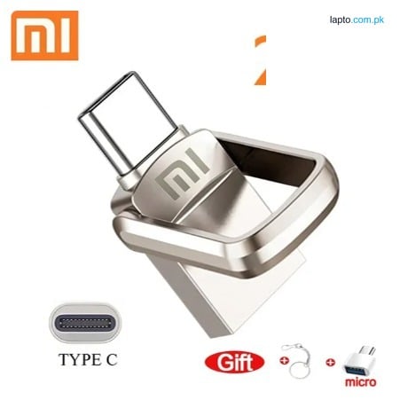 XIAOMI 2TB Metal U Disk 2 IN 1 OTG Flash Drive USB 3.1 Pen Drives Memory Stick Type C Adapter Gifts New