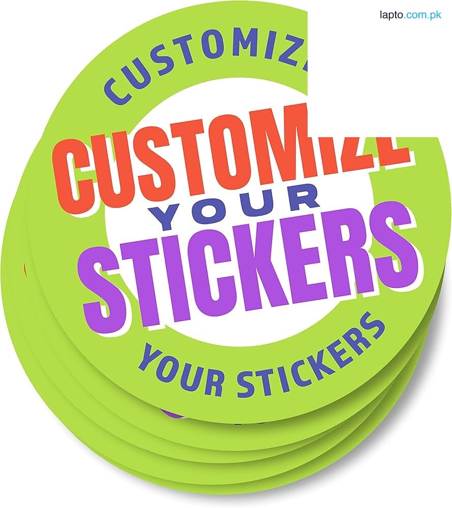 Create Your Own Custom Sticker Set – Personalized Designs for Unique and Creative Expression" for laptopwaterbottle, notebook, mobileback etc
