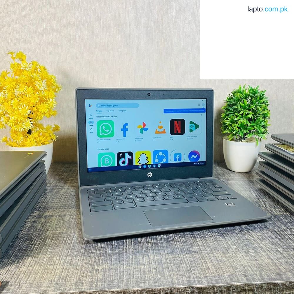 Daraz Like New Laptops - Hp Chromebook 11 G8 - 4GB Ram DDR4 - 32GB SSD - 11.6" Screen Size - Chrome OS - FREE LAPTOP BAG AND CHARGER