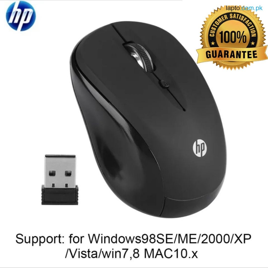 hp Wireless Computer Mouse for Laptop with Battery Level Visible Rechargeable 2.4G Portable USB Mouse Silent Click Windows Mac