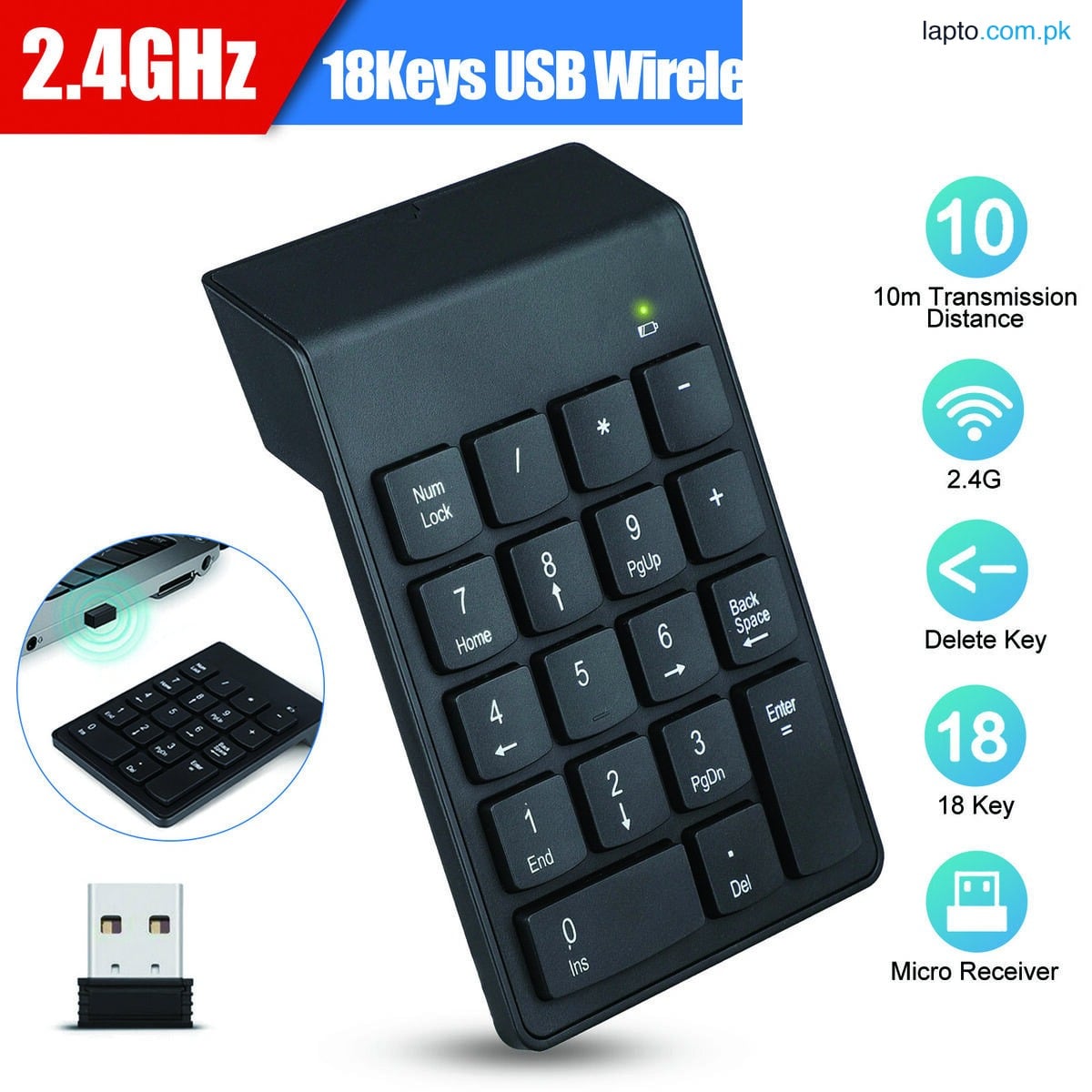 WIRLESS NUMPAD / Bluetooth Wireless Numeric Keypad