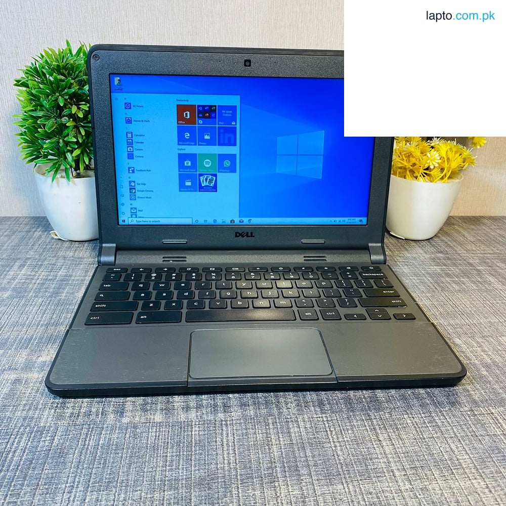 Dell ChromeBook 11 p22t Windows 10 | 4GB RAM | 16GB Storage | 11.6″ Screen | windows Converted