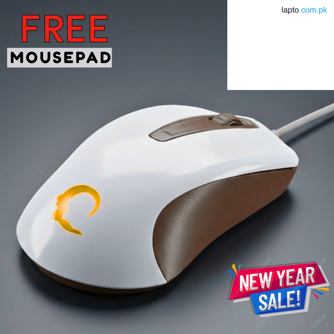 PRO WIRED GAMING MOUSE - 7 Lights Gaming Mouse RGB Cheap With FREE MOUSE PAD - USB Wired Optical Mouse without side buttons for PC , Laptop Gaming RGB Mouse - High DPI Gaming Mouse