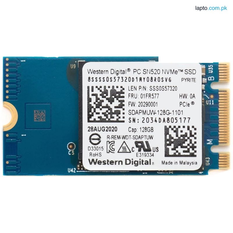M.2 Nvme SSD 2232 - 2242 - 2280 Size, Branded Good Health, Laptop Pulled SSD Card