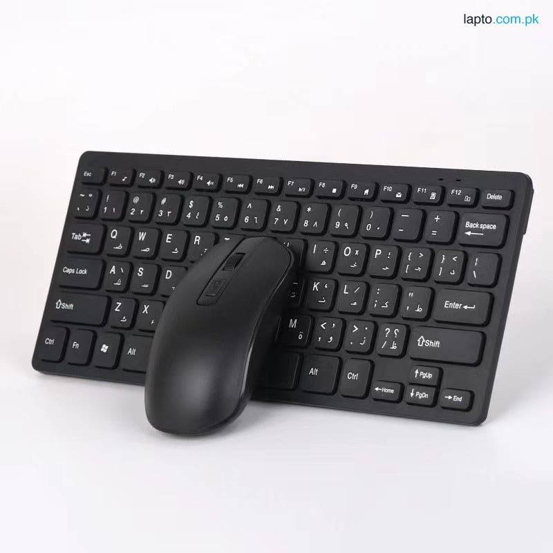 Wireless Mini Keyboard Mouse Combo Compact Slim Design Bluetooth Connectivity Ideal for MacBook iMac iPad More Sleek Lightweight Portable Wireless Keyboard Mouse Set for Office Home Use PC Laptop Tablet Rechargeable Wireless Keyboard Mouse Combo - Black
