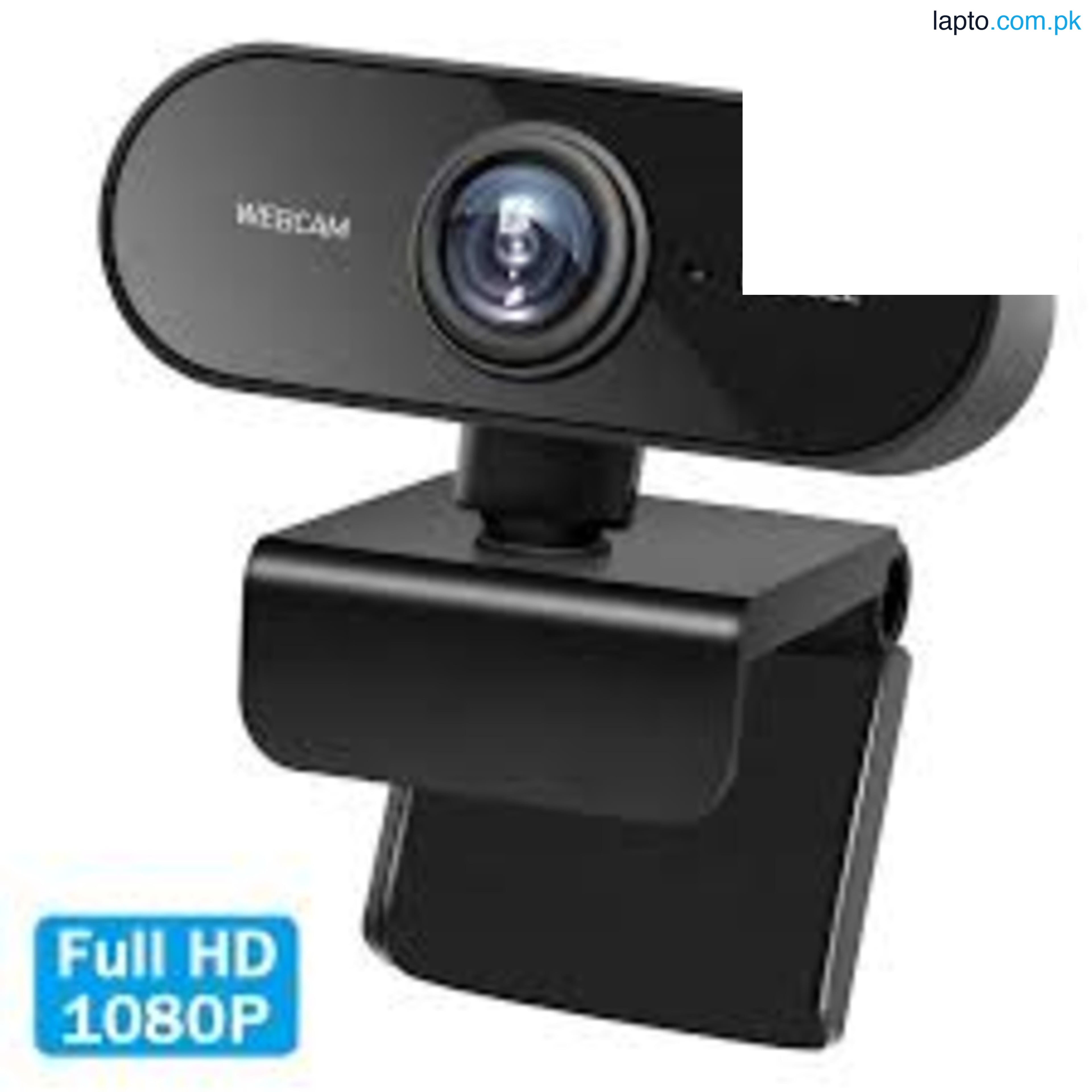 HD 1080P 60FPS Webcam with Microphone, Computer Web Camera, USB Camera, 120-Degrees Wide-Angle View, Plug, and Play, for Conference, Online Teaching Laptop PC Mac, Zoom, Skype, YouTube