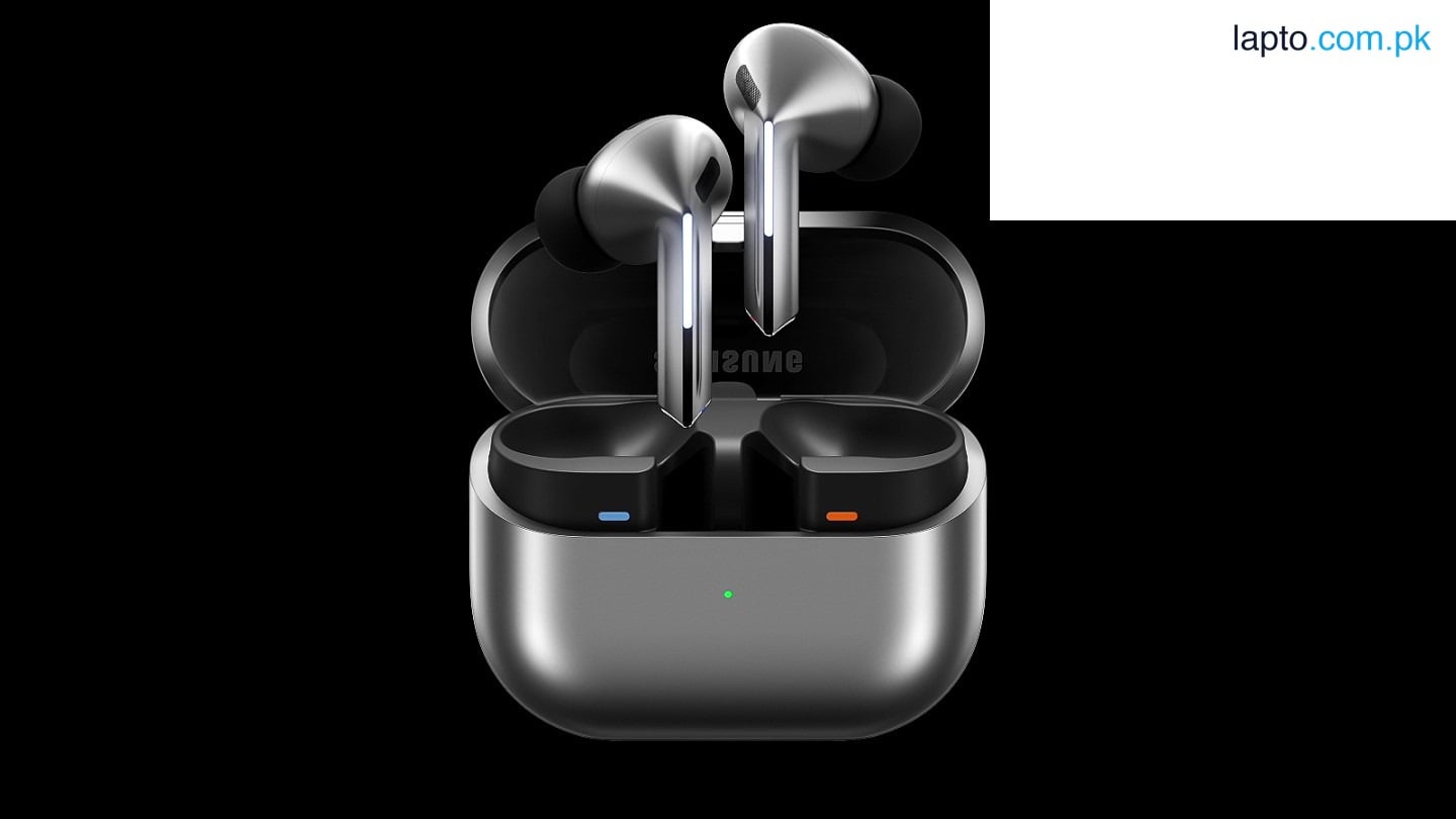 Galaxy Buds 3 Pro. Featuring dual speakers (woofer + planar tweeter) for crystal-clear sound, advanced noise cancellation powered by AI, a