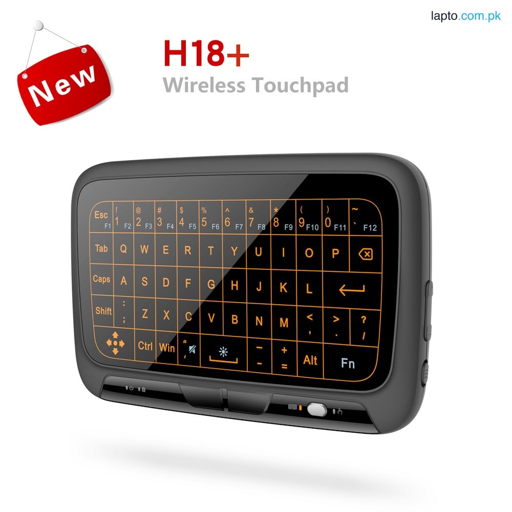H18+ Wireless Air Mouse 2.4GHz Wireless Mini Keyboard Full Touchpad Convenient To Operate