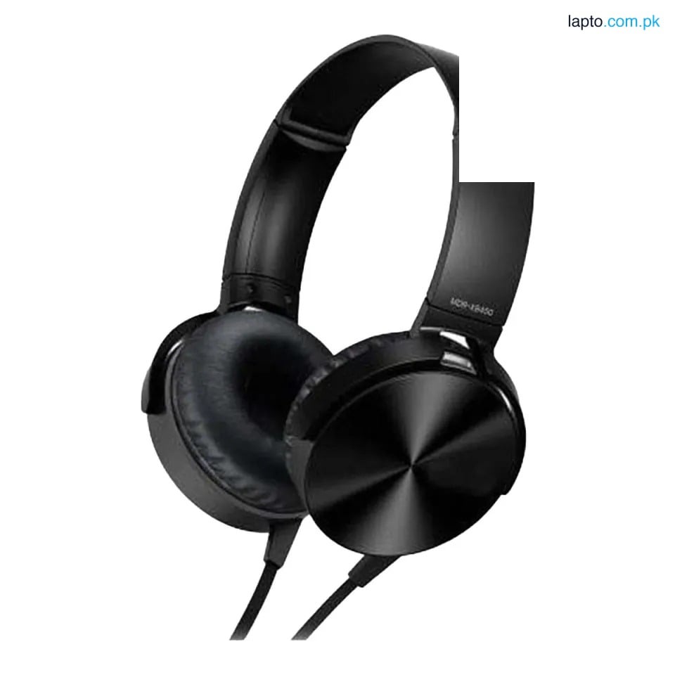 XB450AP Extra Bass Wired Headphones with Mic | Deep Bass, Foldable Design, Comfortable Earpads, Tangle-Free Cable for Mobile & PC