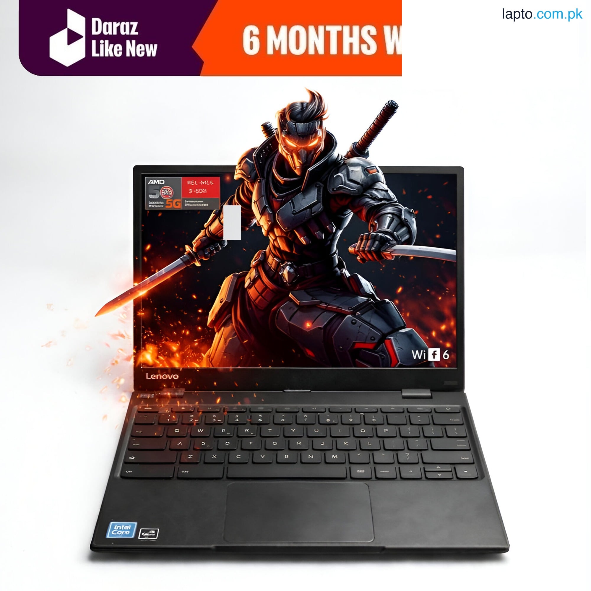 Lenovo | AMD A4-9120C 9th Gen | 4GB DDR4 RAM | 32GB SSD eMMC + 40GB Could Storage Free | 1.60Ghz Processor | 11.6 Display | Windows 11 | 2029 Update AUE Chromebook