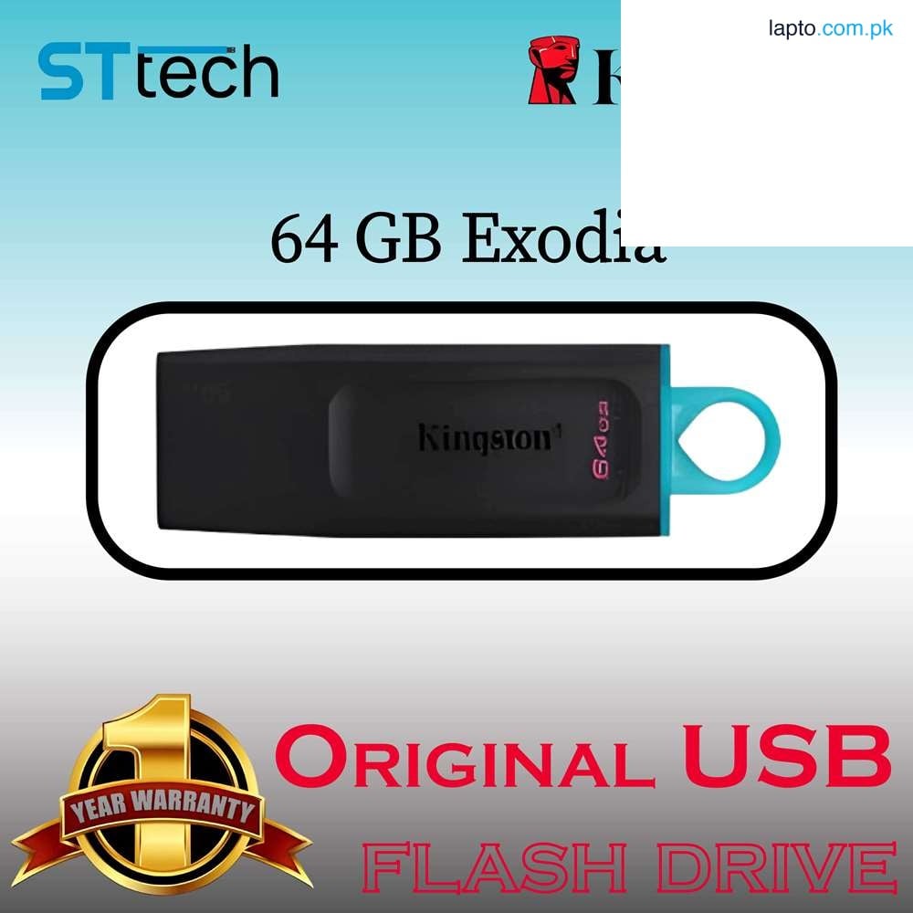 64gb, 128gb, 256gb Kingston DataTraveler Exodia USB Flash Drive