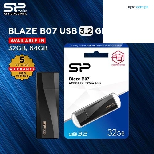 SILICON POWER BLAZE B07 3.2 USB 32GB SP032GBUF3B07V1K