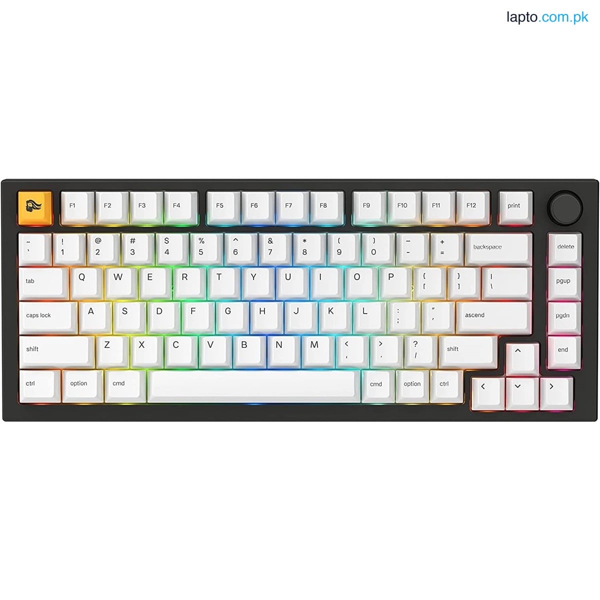Glorious - GMMK PRO - Ultra Premium Compact 75% Gasket Mounted Modular Mechanical Gaming Keyboard - Black Slate