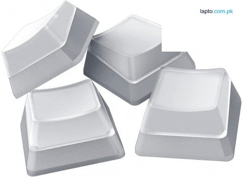 Razer Phantom Keycap Upgrade Set - Black Unique Stealth Pudding Design for Shine-through