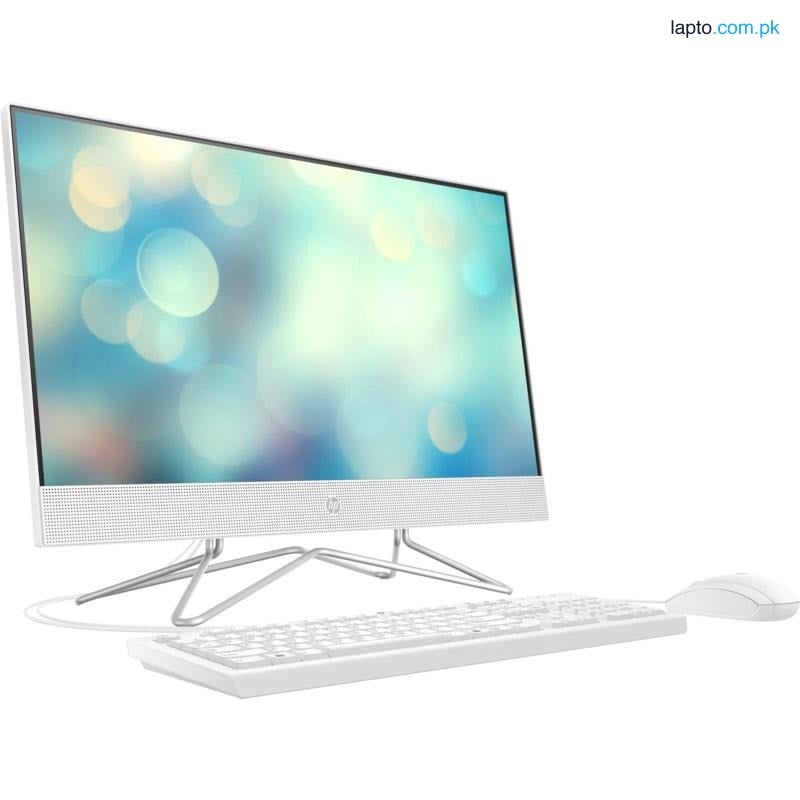 HP 24-DF1004NH All-in-One Bundle PCAIO - Intel i5-1135G7 - 8GB - 256GB SSD - NVIDIA MX330 2GB - 23.8" IPS Display - Snow White