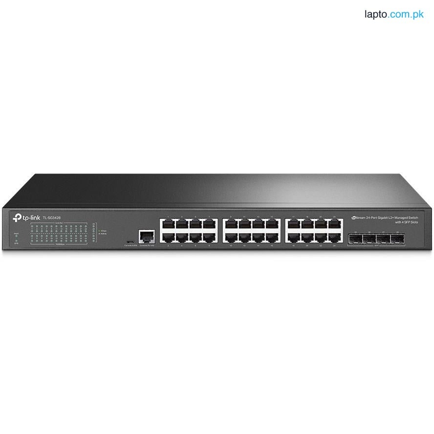 TP-Link JetStream TL-SG3428 24-Port Managed Switch Gigabit L2+ with 4 SFP Slots