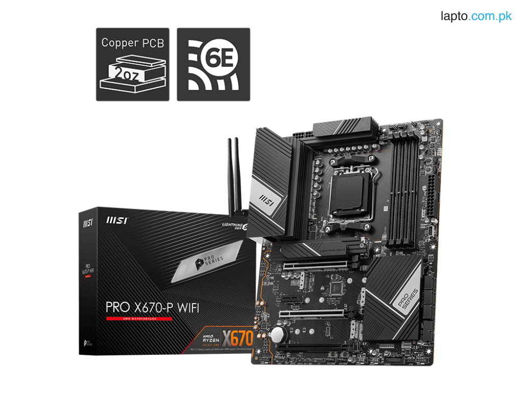 MSI PRO X670-P WiFi ProSeries Motherboard AMD AM5 DDR5