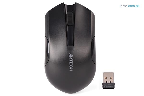 A4Tech G3-200NS Silent Clicks Bluetooth Wireless Mouse - Black