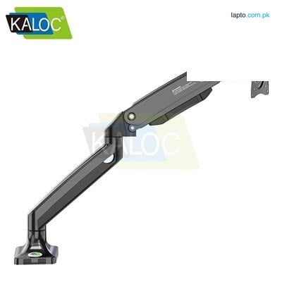 Kaloc DS110 Single Monitor Desk Mount - Articulating Gas Spring Multi Way Stand - Fits 17 - 32 Inch Screens